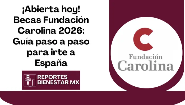 Abierta hoy: Becas Fundación Carolina 2026 - Guía paso a paso para irte a España