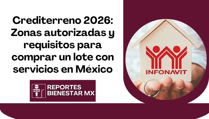 Crediterreno 2026: Zonas autorizadas y requisitos para comprar un lote con servicios en México