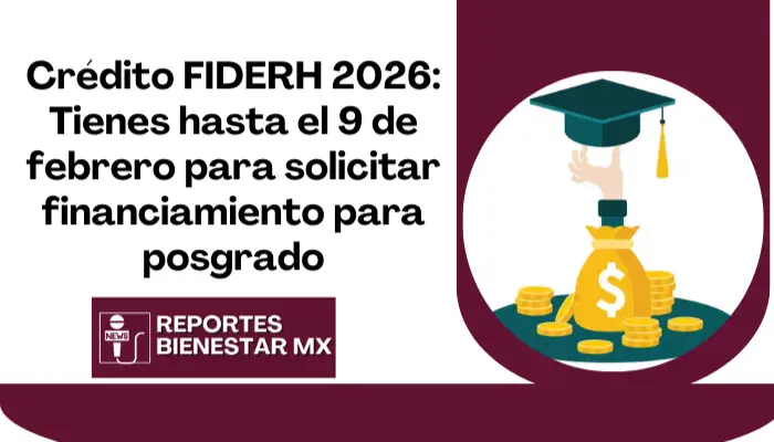 Crédito FIDERH 2026 y sus beneficios para estudiantes