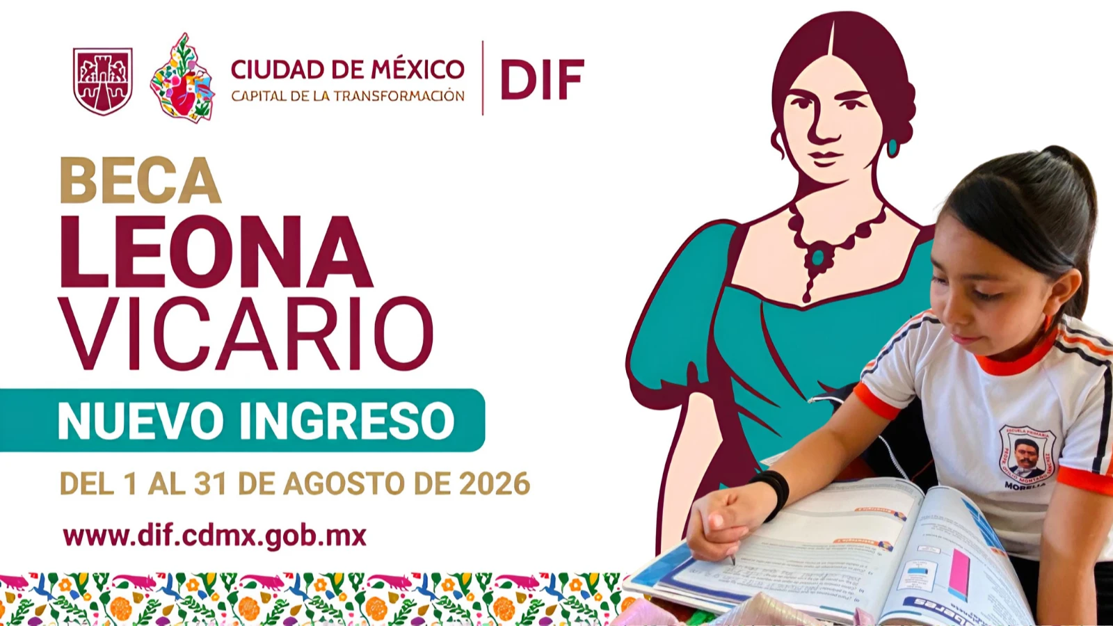 beca leona vicario registro 2026